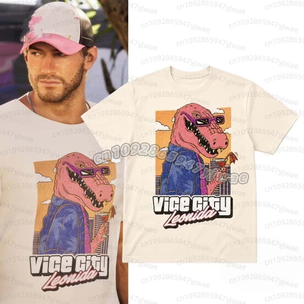 Popular Anime Merchandise - Koszulka Jason Vice City Leonida z