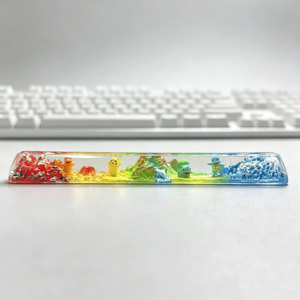 Keycap Artisan Anime - Trójwymiarowa nakładka na klawisz Pokémon Eevee