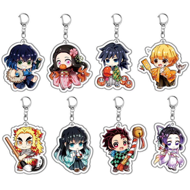 Anime Convention Merchandise - Breloczek akrylowy Demon Slayer Kimetsu no