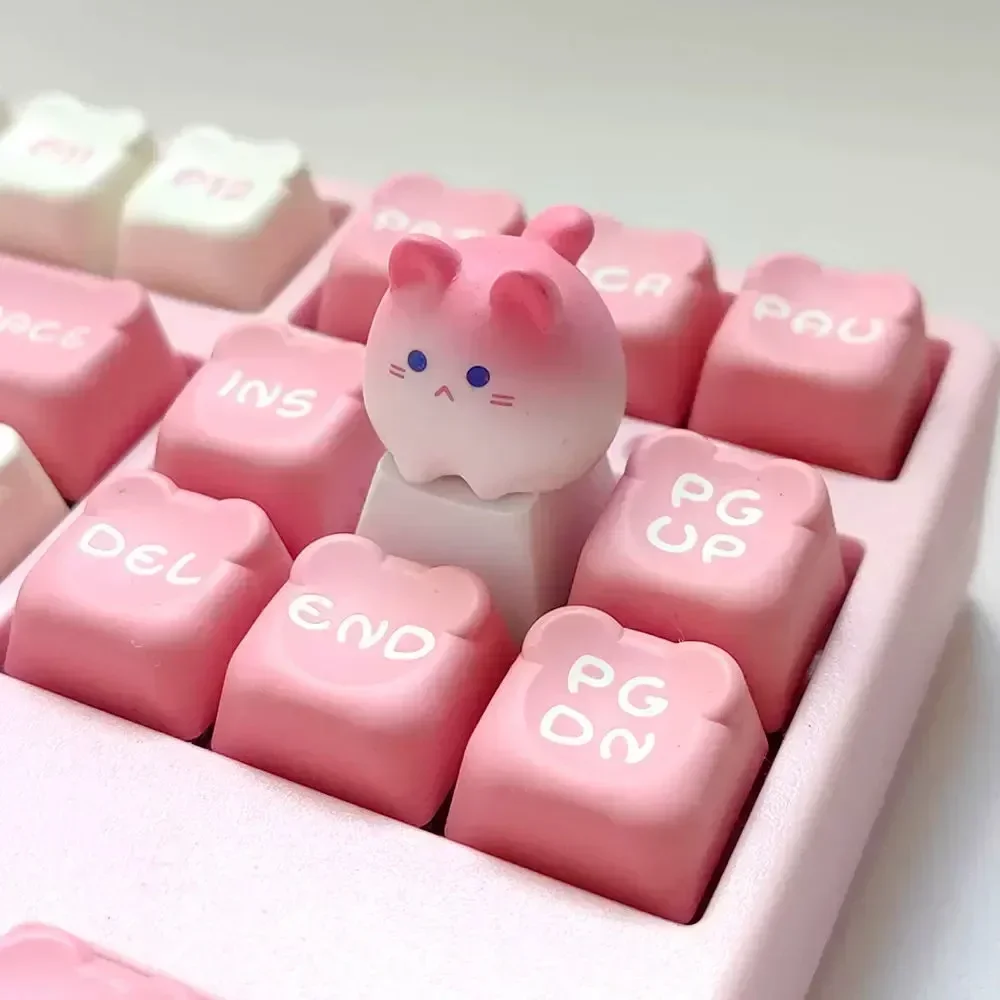 Keycap Artisan Anime - Nasadki na klawisze Cute Cat Niestandardowe