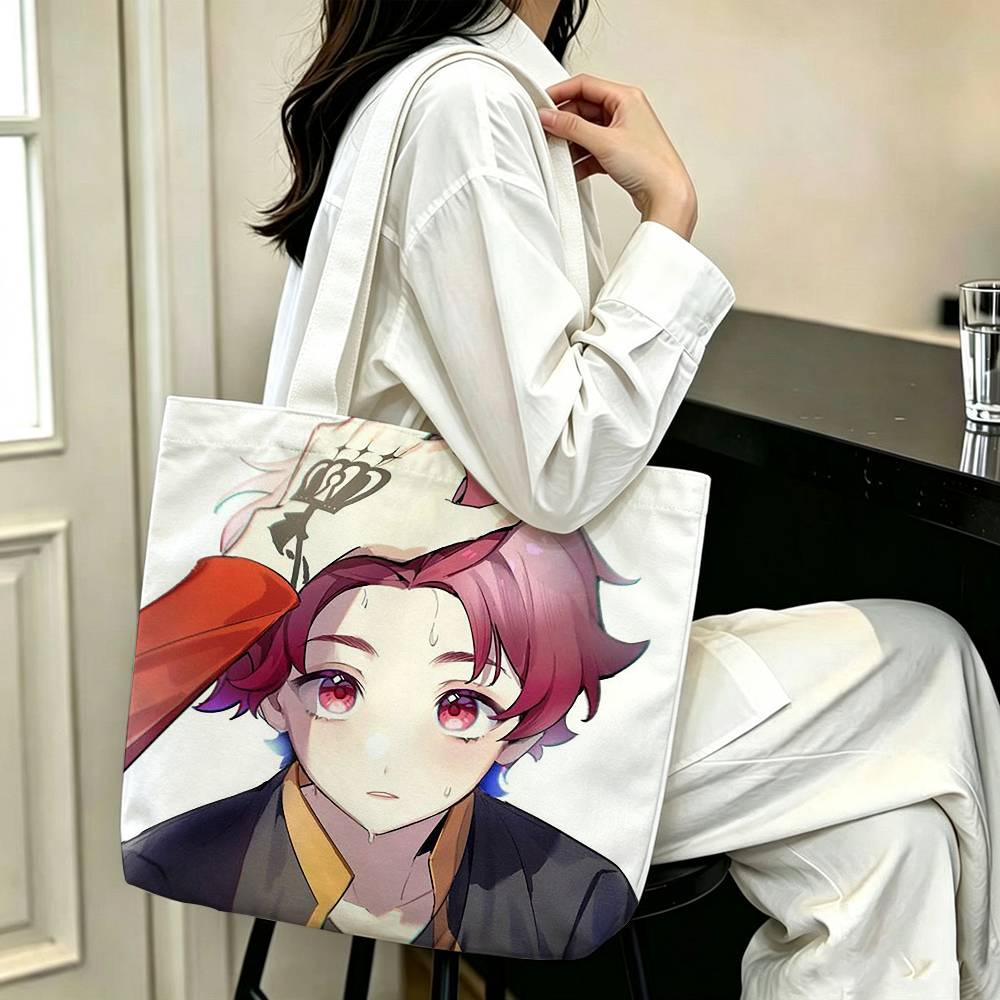 Torba płócienna z nadrukiem an – Anime Merch Shopping recenzja i cena
