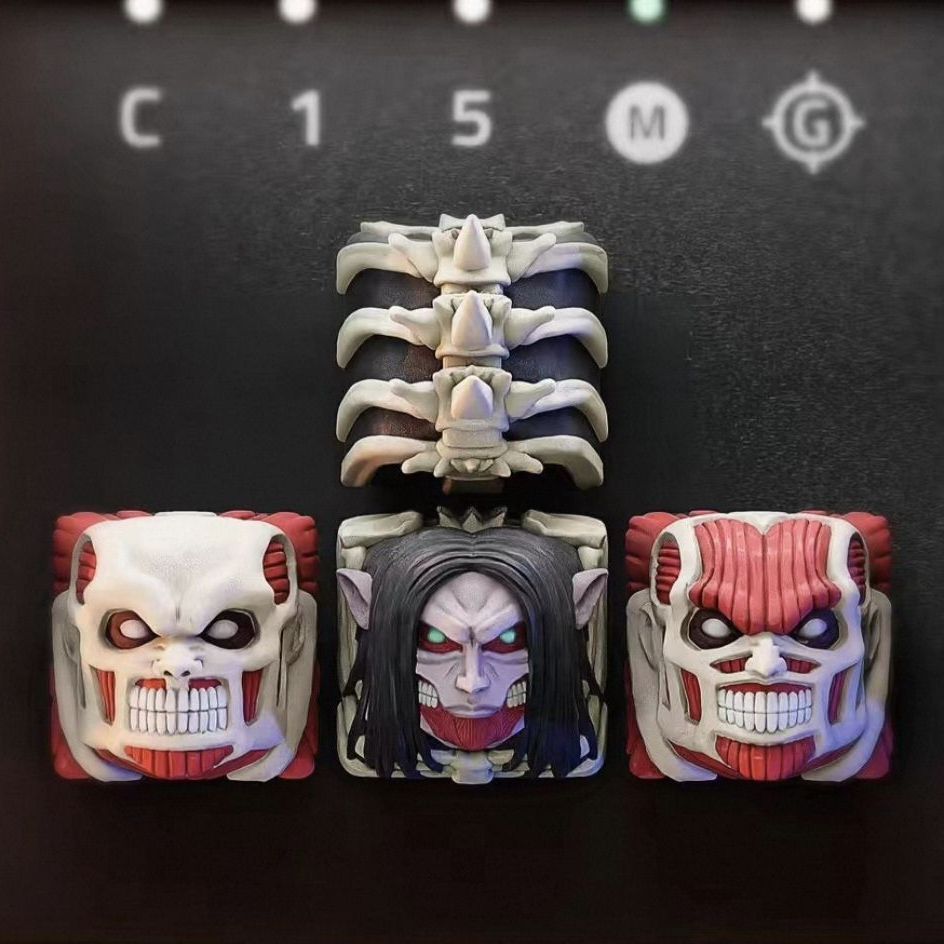 Nowy zestaw keycapów Attack on – Keycap Artisan Anime recenzja i cena